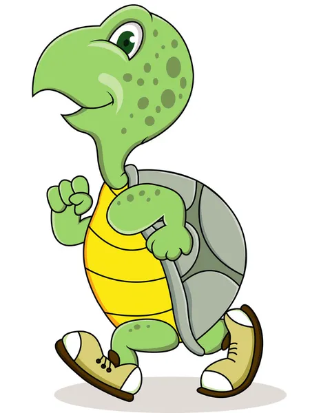 Schildkrötenlauf — Stockvektor