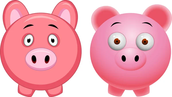 Pig Cartoon — Stock Vector