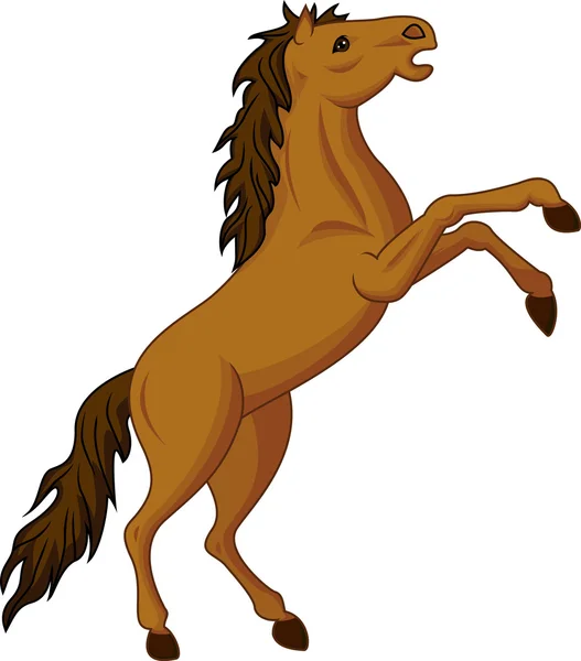 Stehendes Pferd — Stockvektor