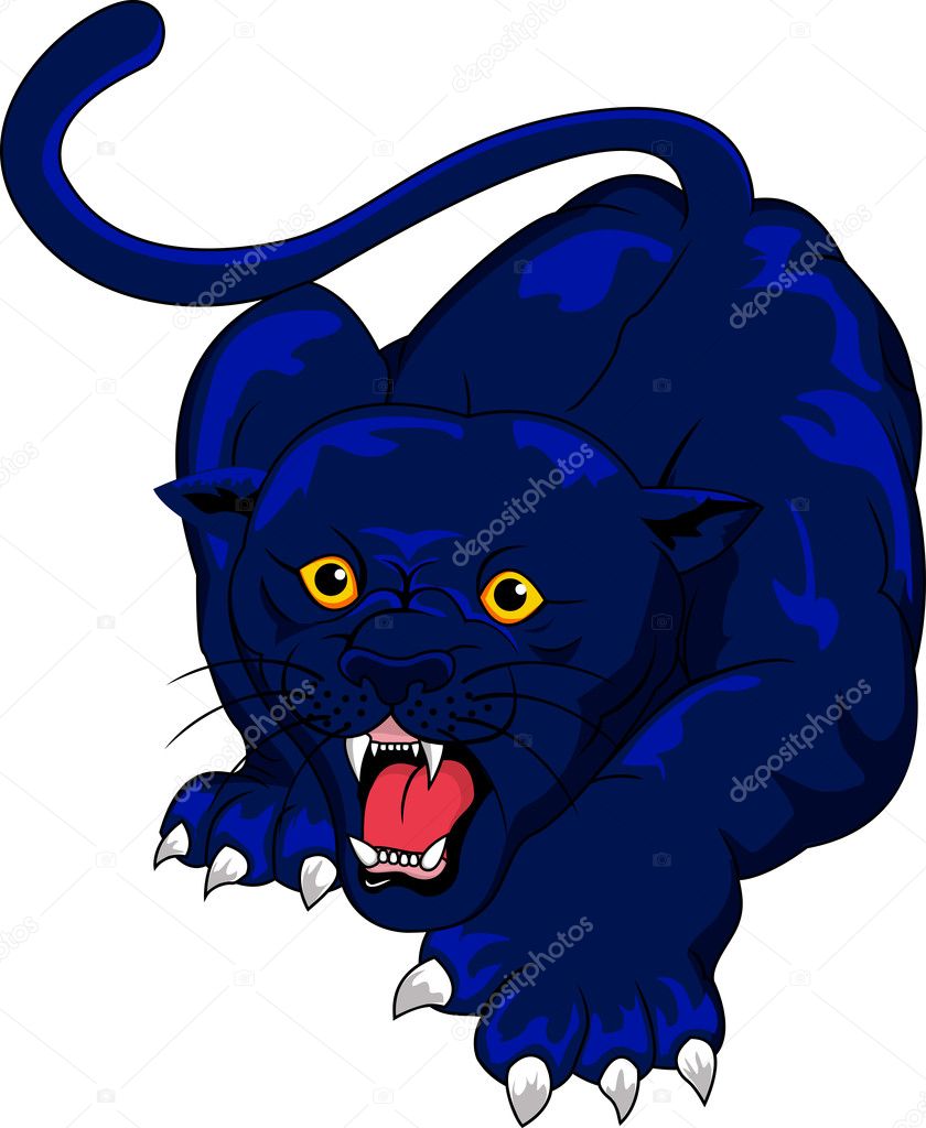 Angry Panther Stock Illustration by ©idesign2000 #10672108