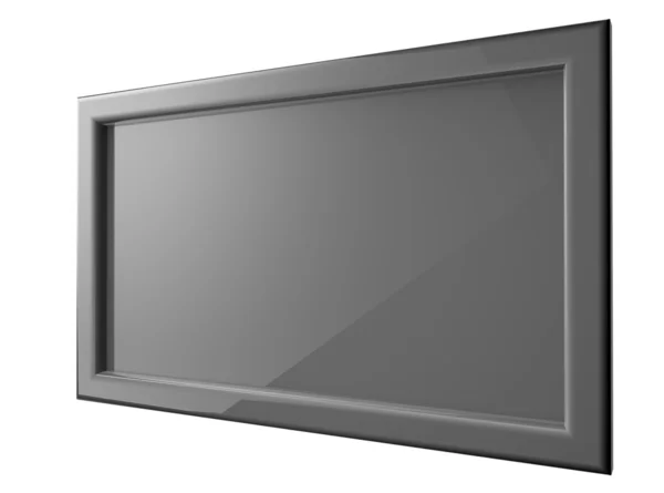 Cinza Plasma tv — Fotografia de Stock