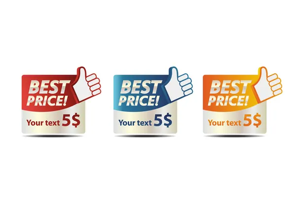 Best price banner — Stock Vector