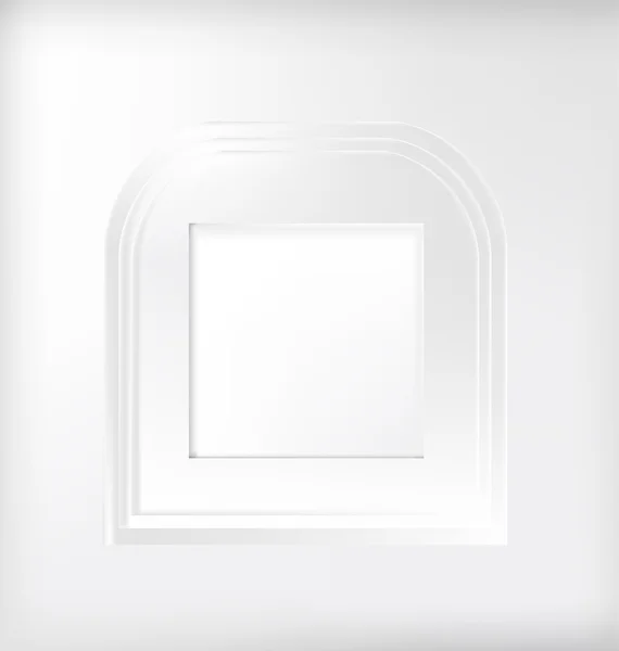 Cadre photo blanc — Image vectorielle