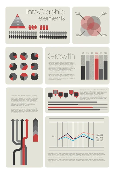 Modern Infographic — Stok Vektör