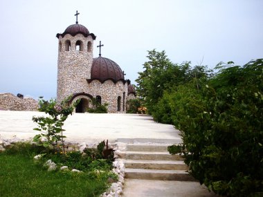 Stairs to church clipart