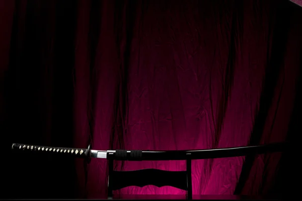 stock image Japanese Katana on stand