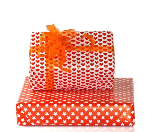 Zwei Geschenkboxen — Stockfoto