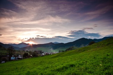 liptov içinde günbatımı