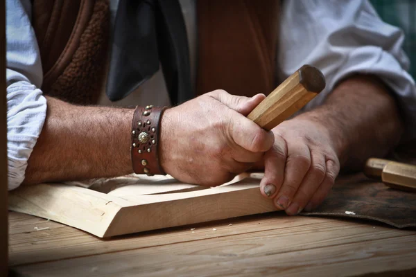 stock image Woodcarver