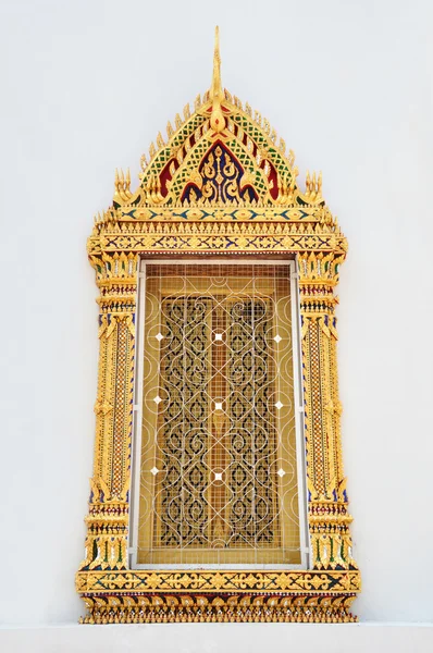 Wat pho eski pencere — Stok fotoğraf