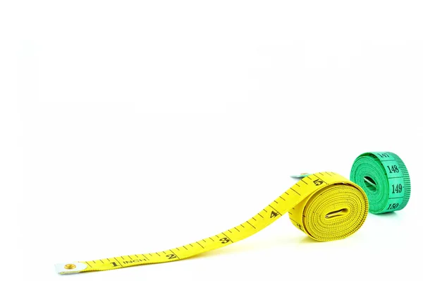 Measuring tape of the tailor isolated — Stock Photo, Image