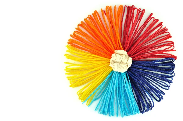 Cordas coloridas de círculo — Fotografia de Stock