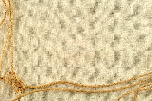 Marco hecho de cuerdas — Foto de Stock