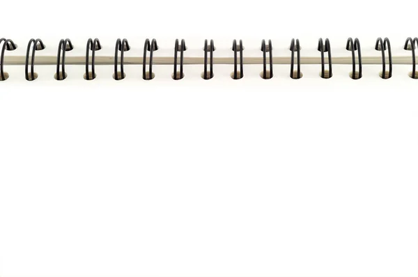 Fechar um Caderno de Ligação de Anel — Fotografia de Stock