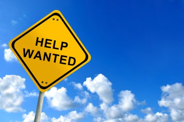 Help wanted on bluesky clipart