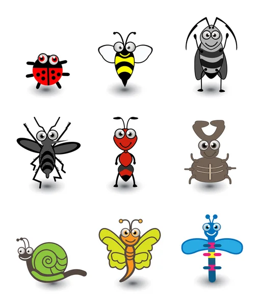 Insect set — Stockvector