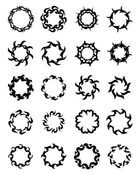 20 Set de tatouage tribal — Image vectorielle