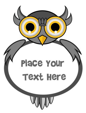 Owl Banner clipart