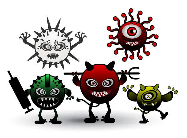 Virus grupp — Stock vektor