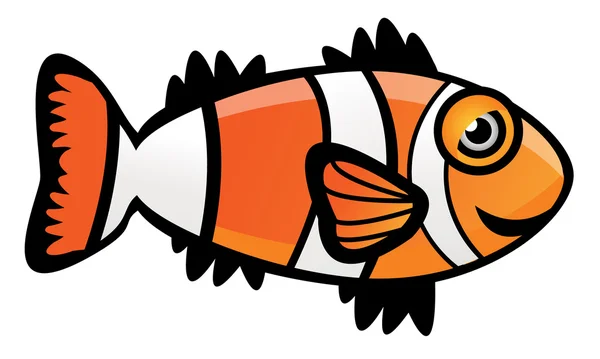 Clown Fish — Stock Vector