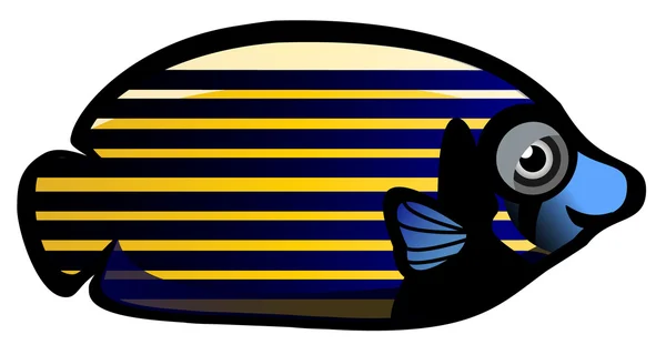 Ikan tropis - Stok Vektor