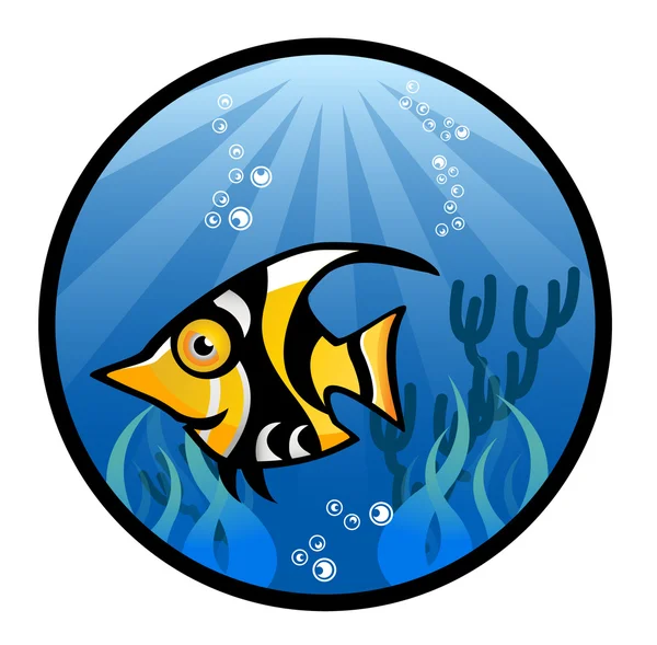Tropical Fish — Stock Vector
