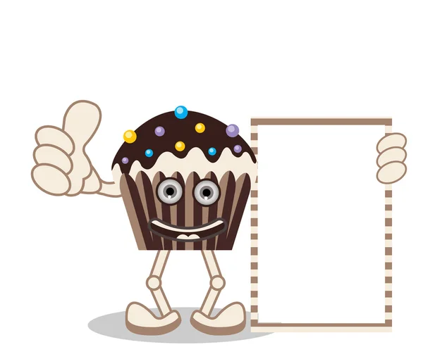 Bandeira de cupcake —  Vetores de Stock