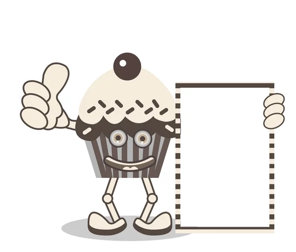 Cupcake Banner — Stock vektor