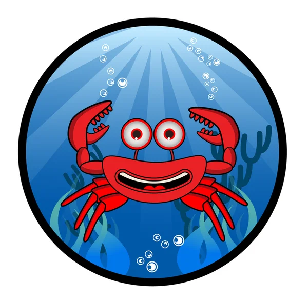 Crab vector — Stock Vector