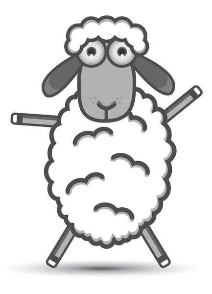 Вектор овец — стоковый вектор