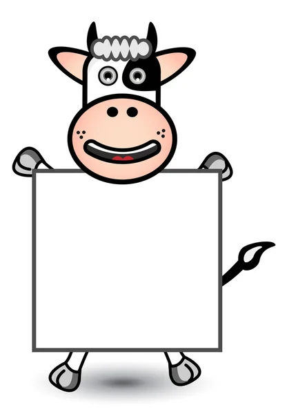 Bannière de vache — Image vectorielle
