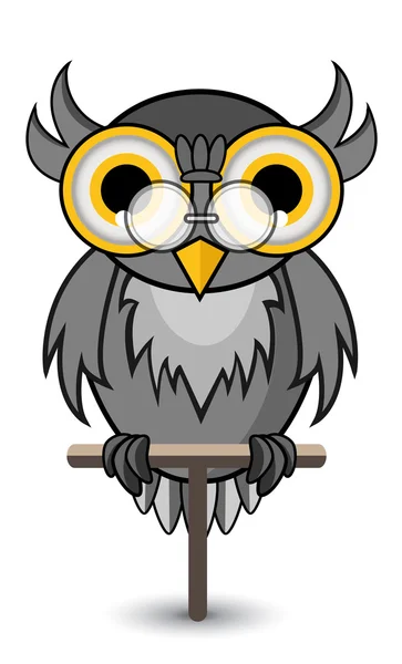 Wise Owl — Stock Vector