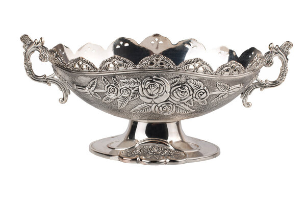 Металлическая ваза
