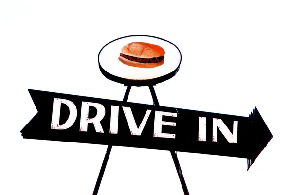 Drive In Sign — Stock Photo, Image