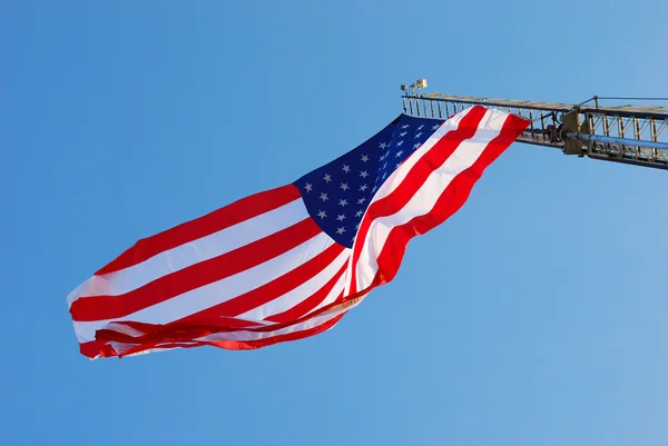 Флаг пожарной машины — стоковое фото