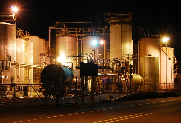 Kemisk fabrik — Stockfoto