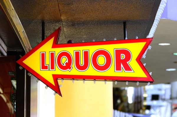 Znak alkohol — Zdjęcie stockowe