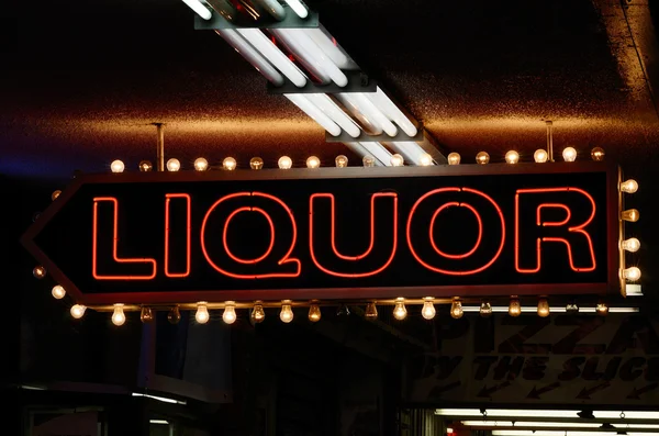 Liquor Sign — Stock Photo, Image
