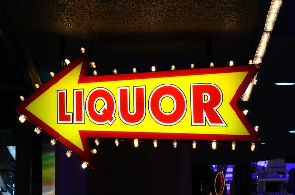 Liquor Sign — Stock Photo, Image