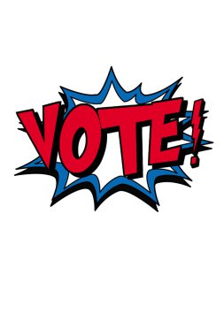 Vote sign clipart