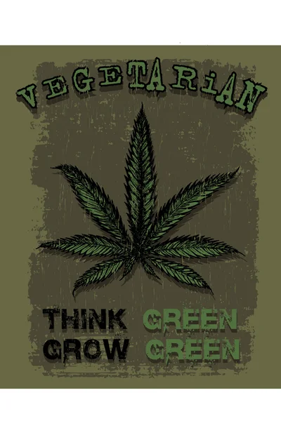 Végétarien — Image vectorielle