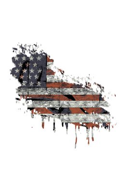 American flag clipart