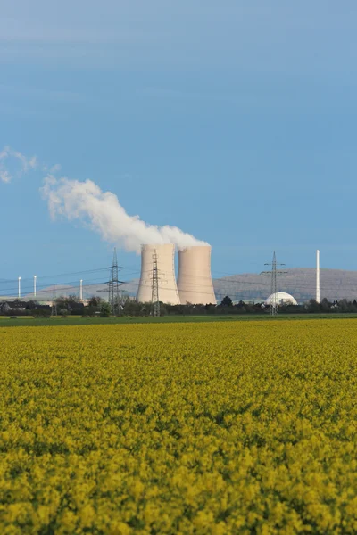 Πυρηνικού σταθμού στη Γερμανία — Φωτογραφία Αρχείου