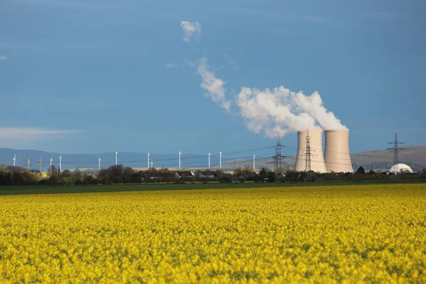Nuclear power plant in Germany Royalty Free Stock Photos