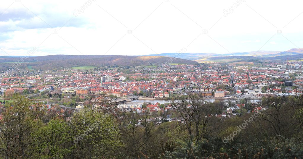 Panorama photo of the city hameln