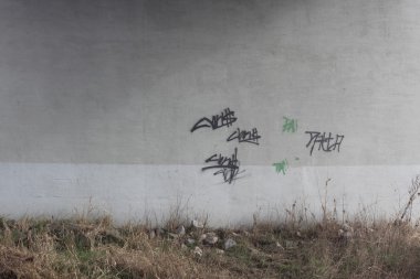 bir duvar güzel graffitti