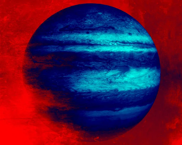 Bir gezegen wunderful 3d resim gösterir — Stok fotoğraf