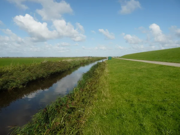 Noordzee dam in Nederland — Stockfoto