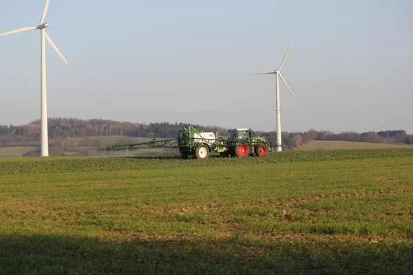 En jordbrukare majsfält i Tyskland — Stockfoto