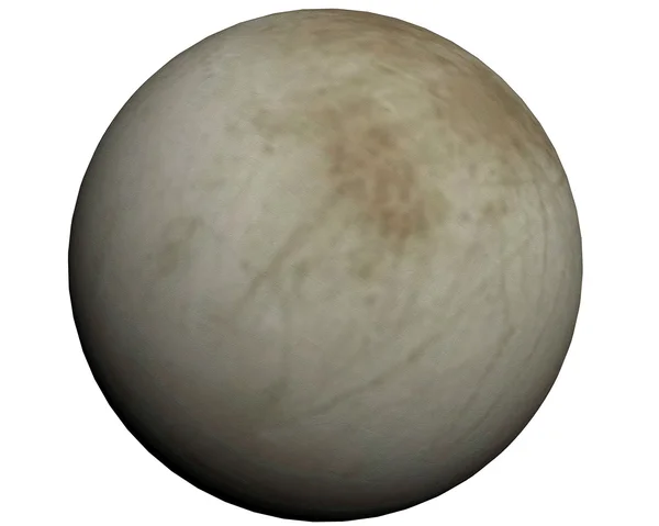 这个很好的 3d 图片显示地球欧罗巴 — 图库照片
